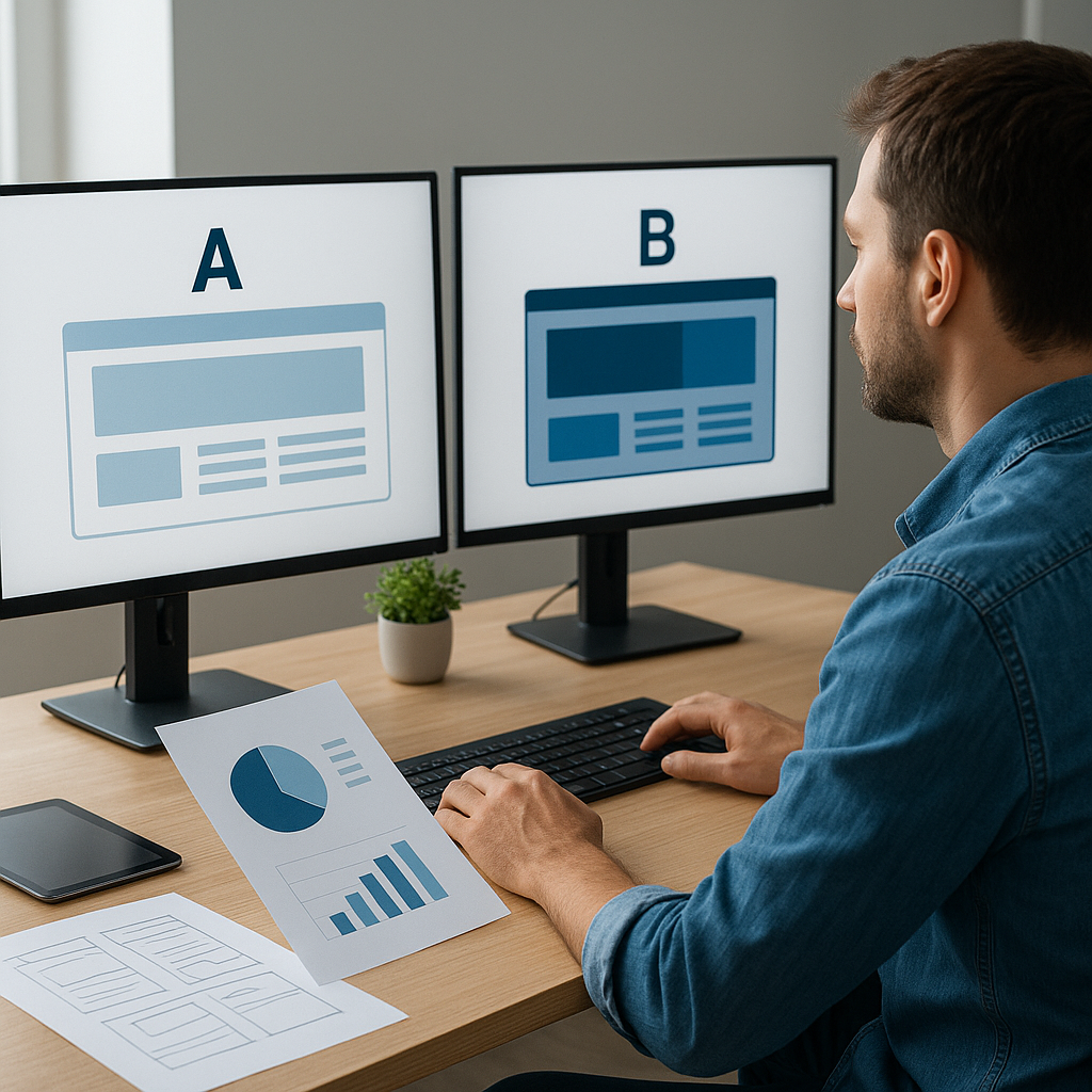 Jak testy A/B pomagają ulepszać UX strony