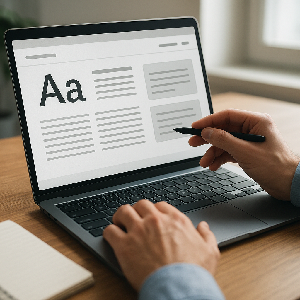 Rola typografii w czytelności i użyteczności strony