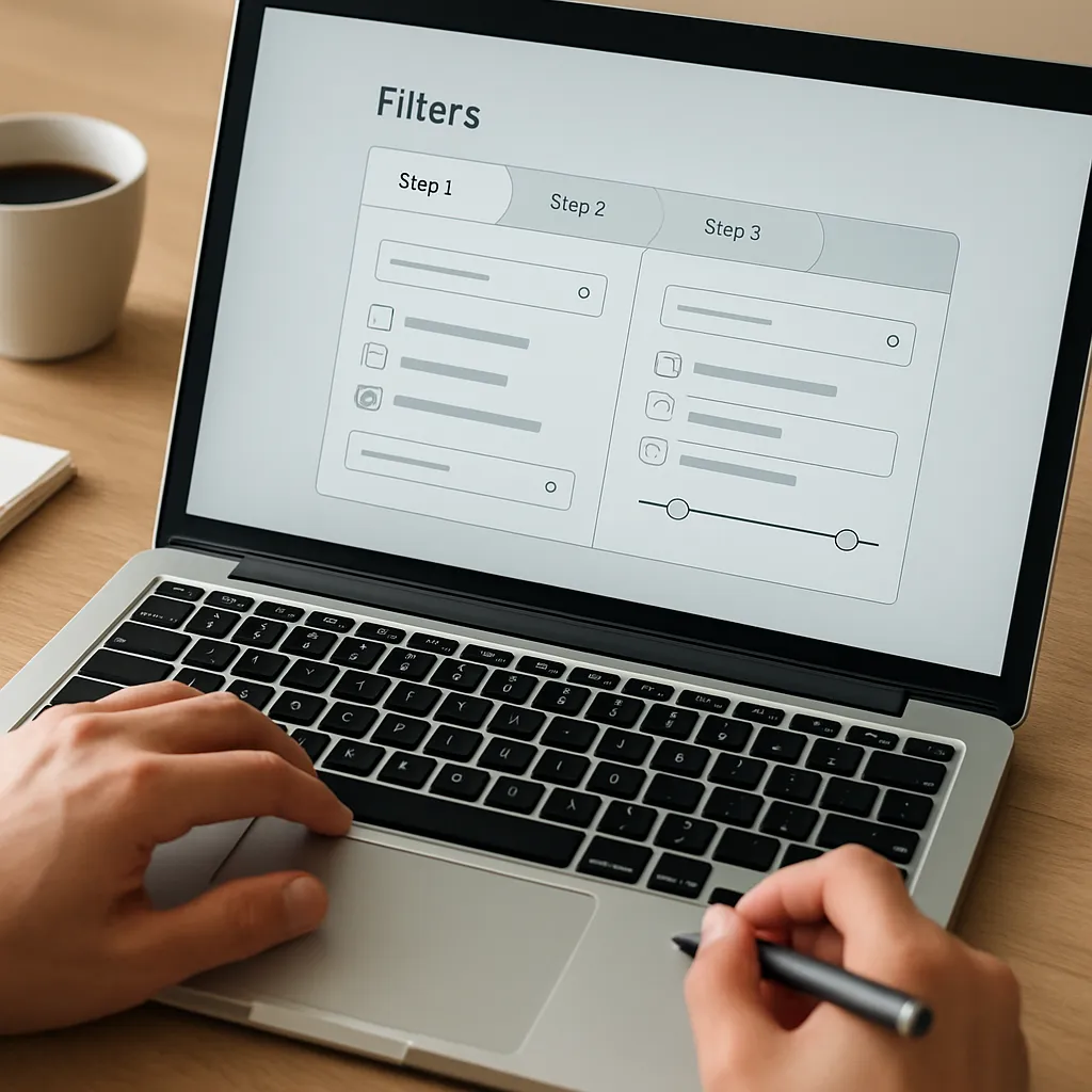 Jak projektować UX dla filtrów wieloetapowych