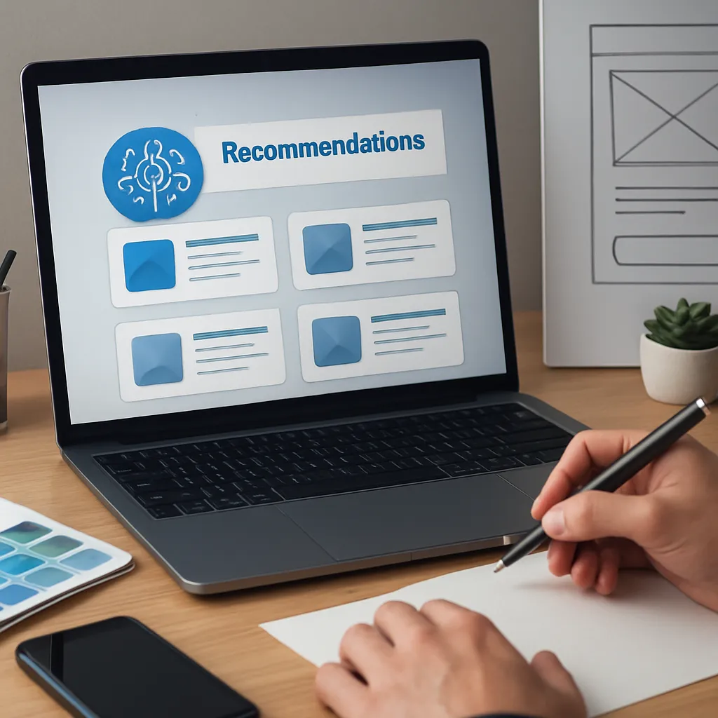 Projektowanie UI dla rekomendacji opartych na AI