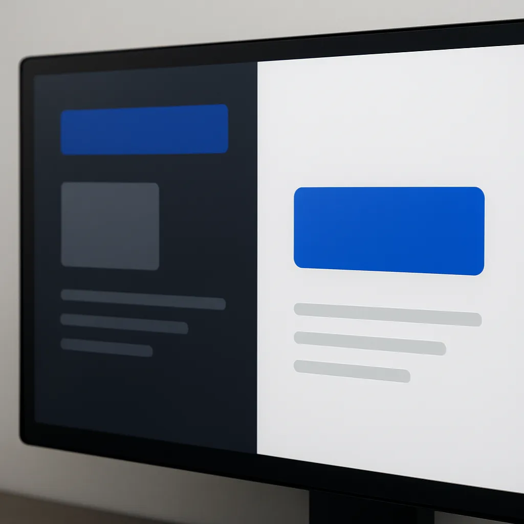 Rola kontrastu kolorystycznego w UI