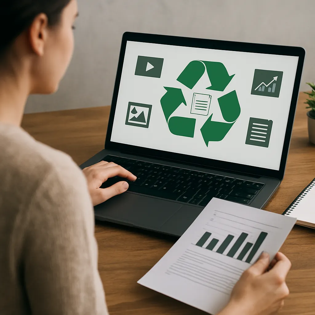 Rola recyklingu treści w marketingu