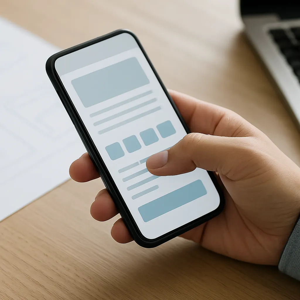Jak projektować UX dla użytkowników poruszających się jedną ręką
