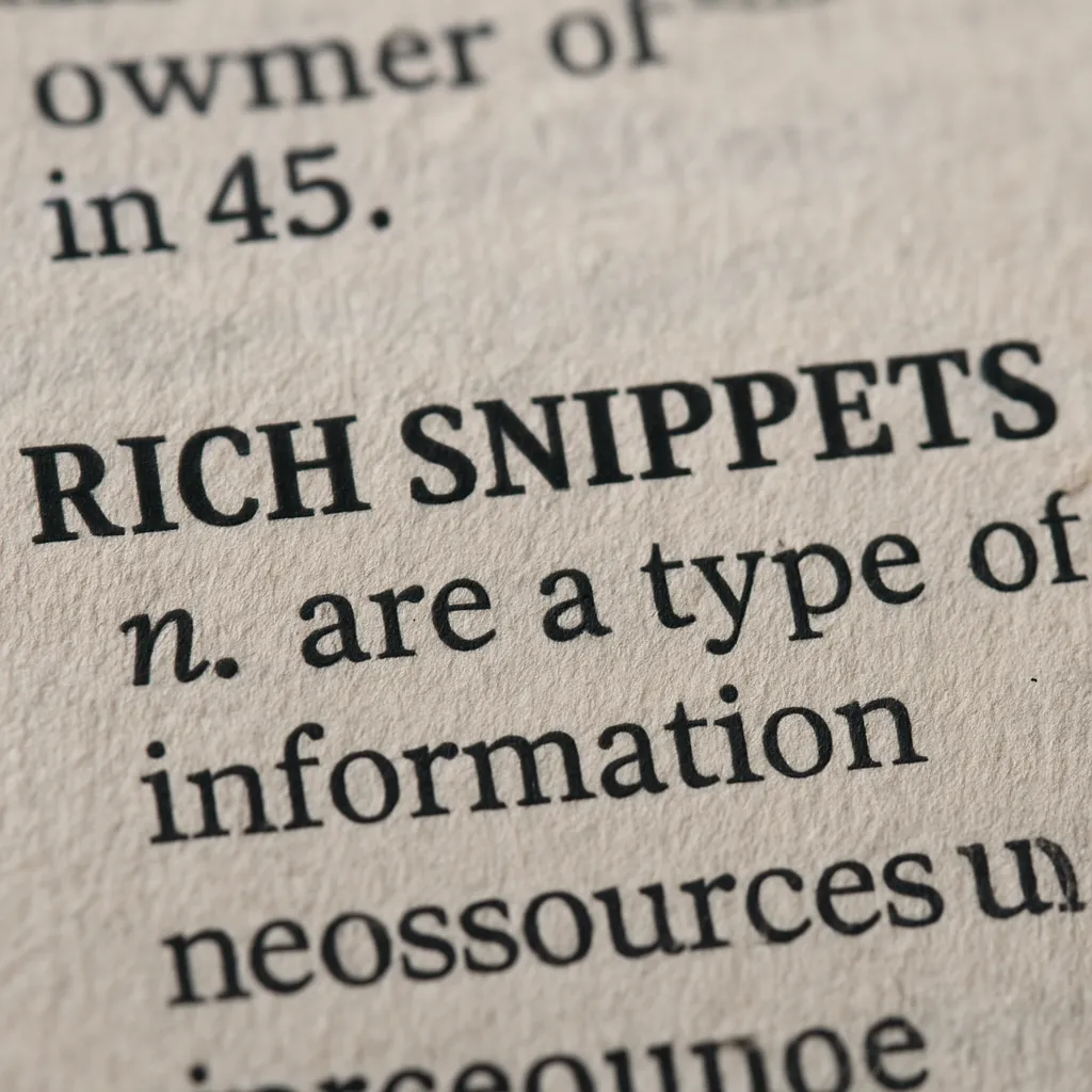 Rich snippets