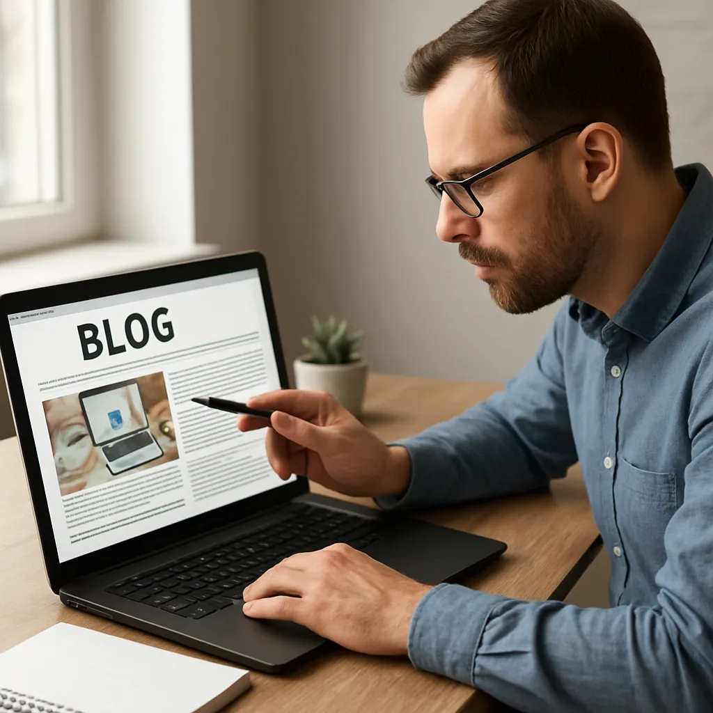 Optymalizacja treści blogowych po czasie