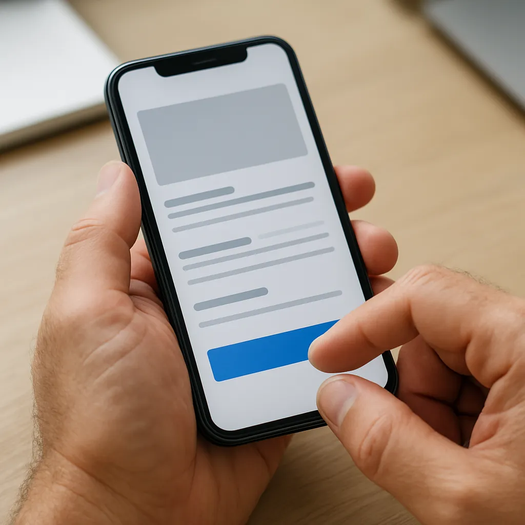 Jak projektować UX dla użytkowników mobilnych o dużych dłoniach