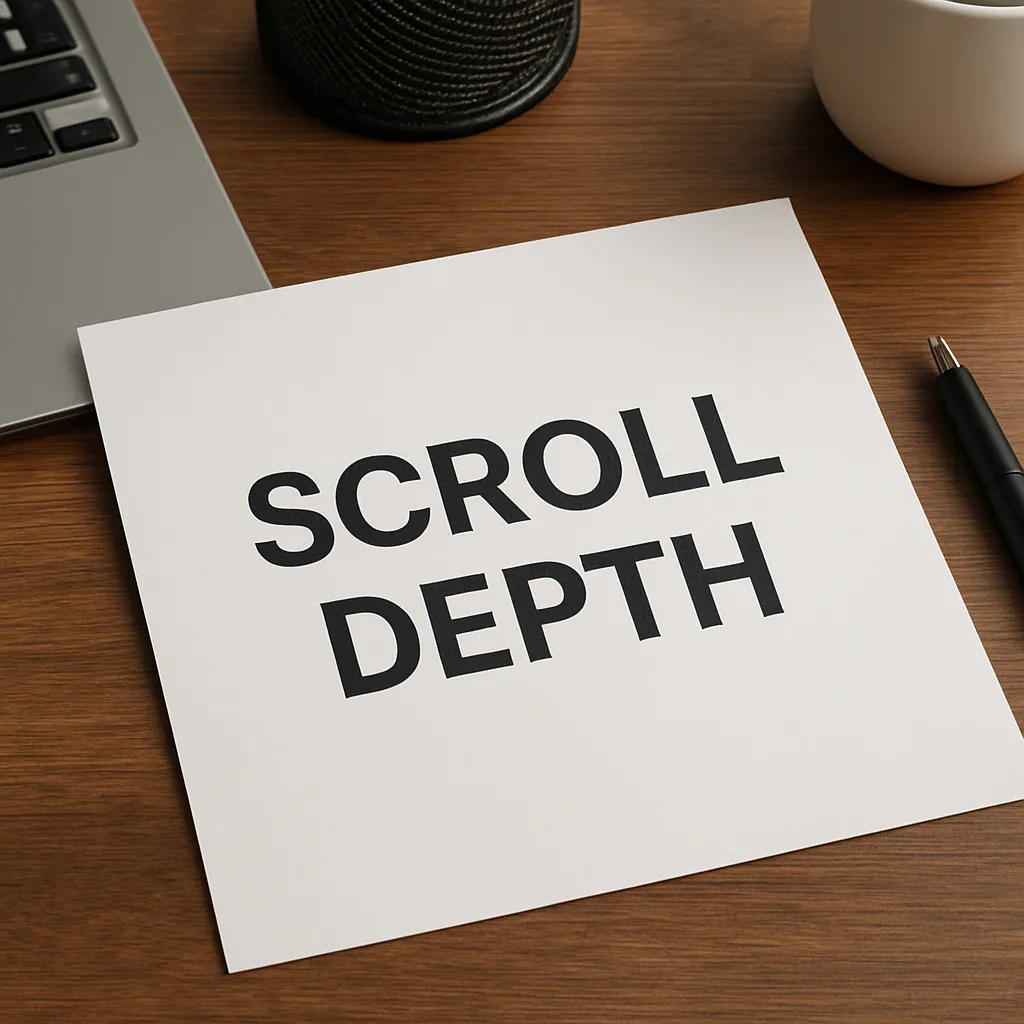 Scroll depth