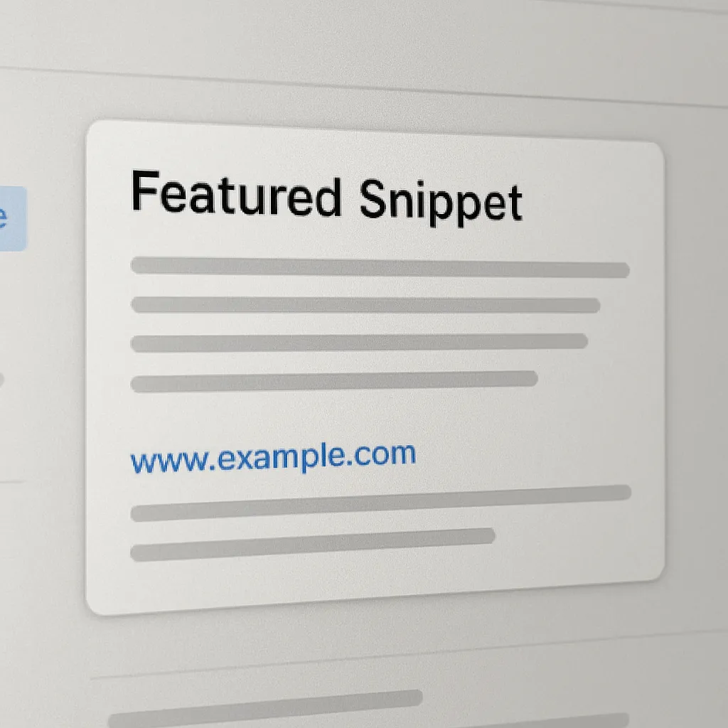 Featured snippet