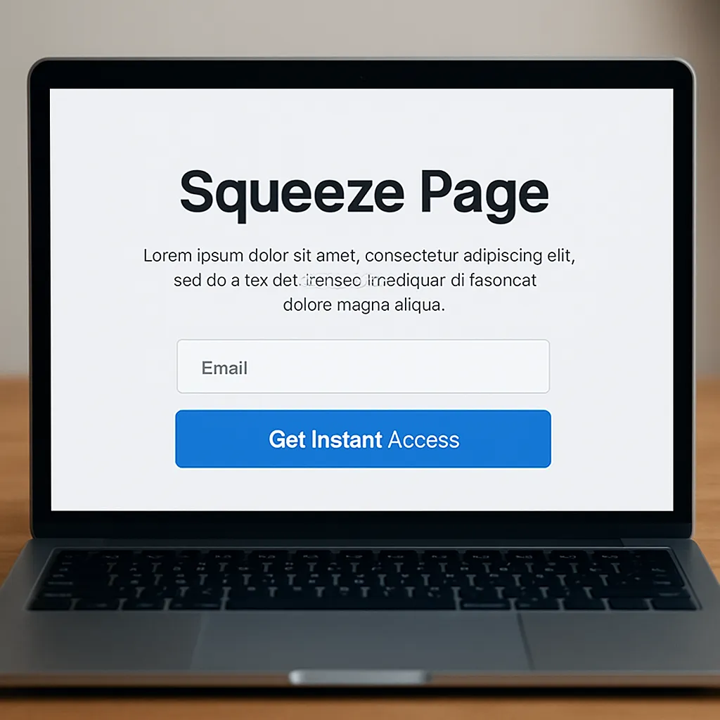 Strona typu squeeze page