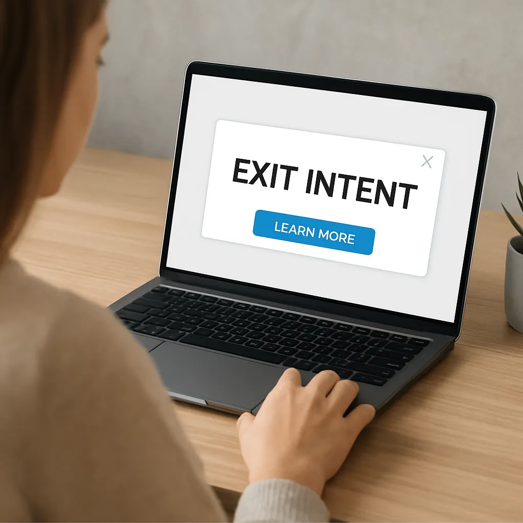 Exit intent