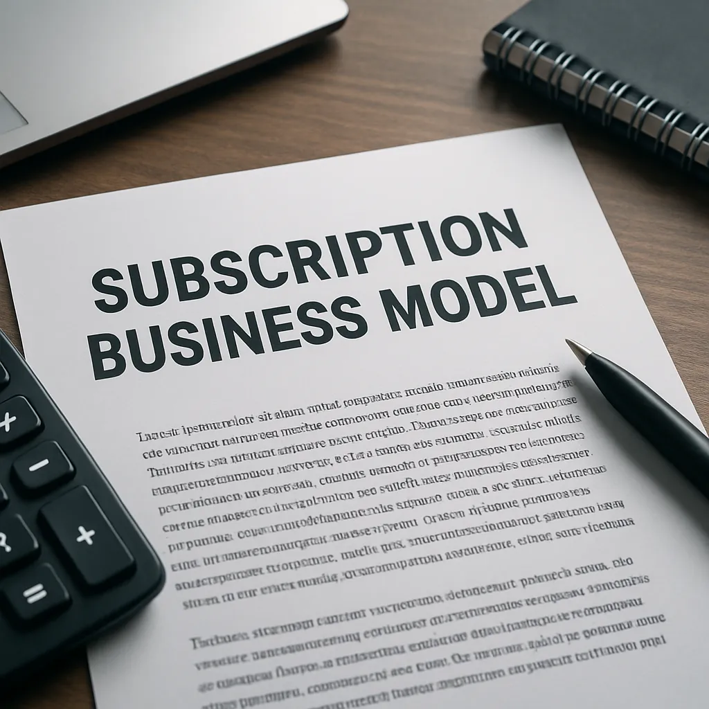 Subskrypcyjny model biznesowy